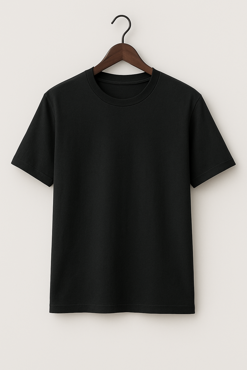 Classic Black Cotton T-Shirt