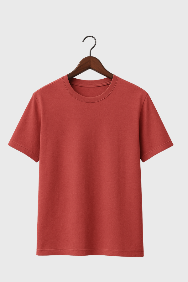 Classic Red Cotton T-Shirt