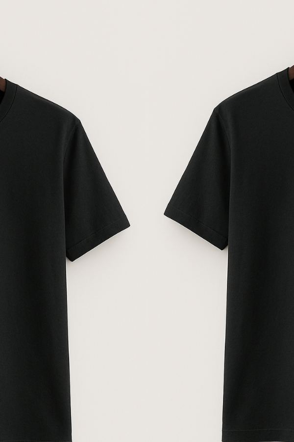 Classic Black Cotton T-Shirt