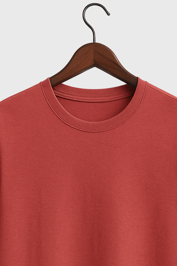Classic Red Cotton T-Shirt