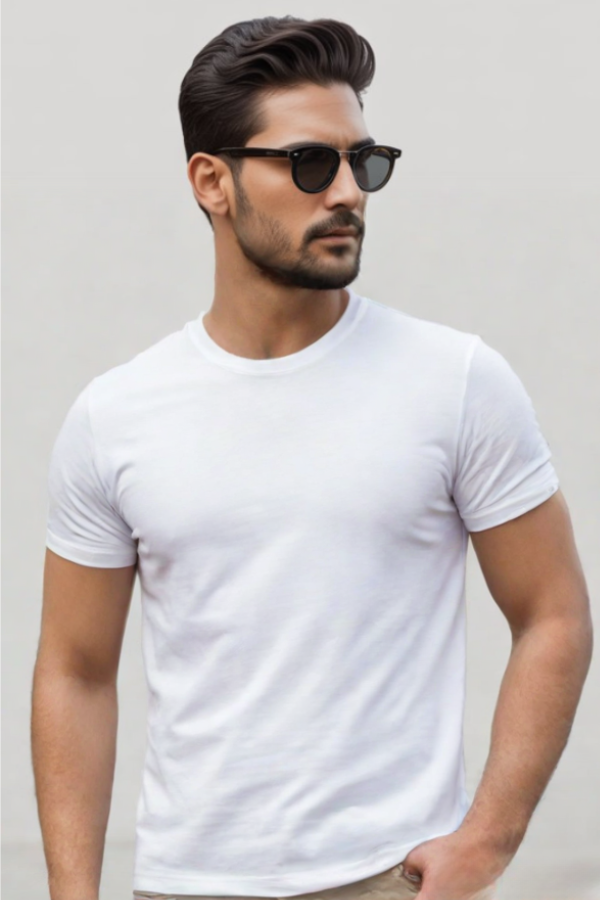 Premium White Cotton T-Shirt |