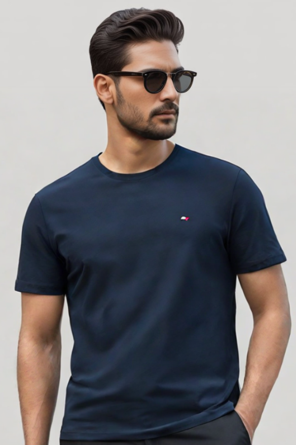 Premium Navy Blue T-Shirt